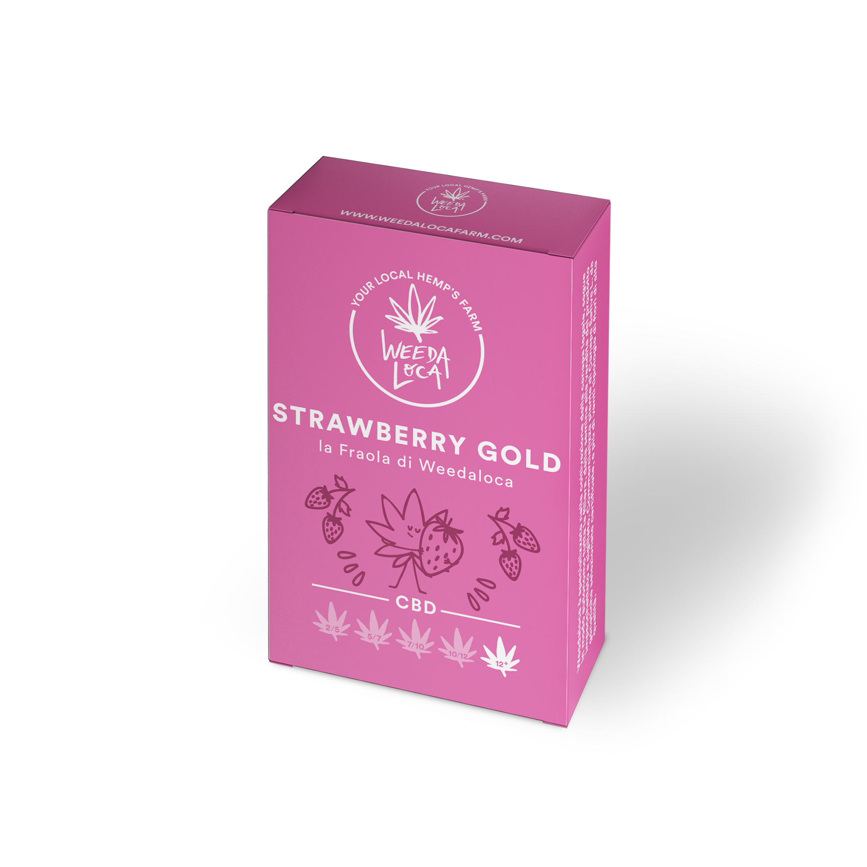 strawberry gold Maöla cbd cannabis legale di weedaloca